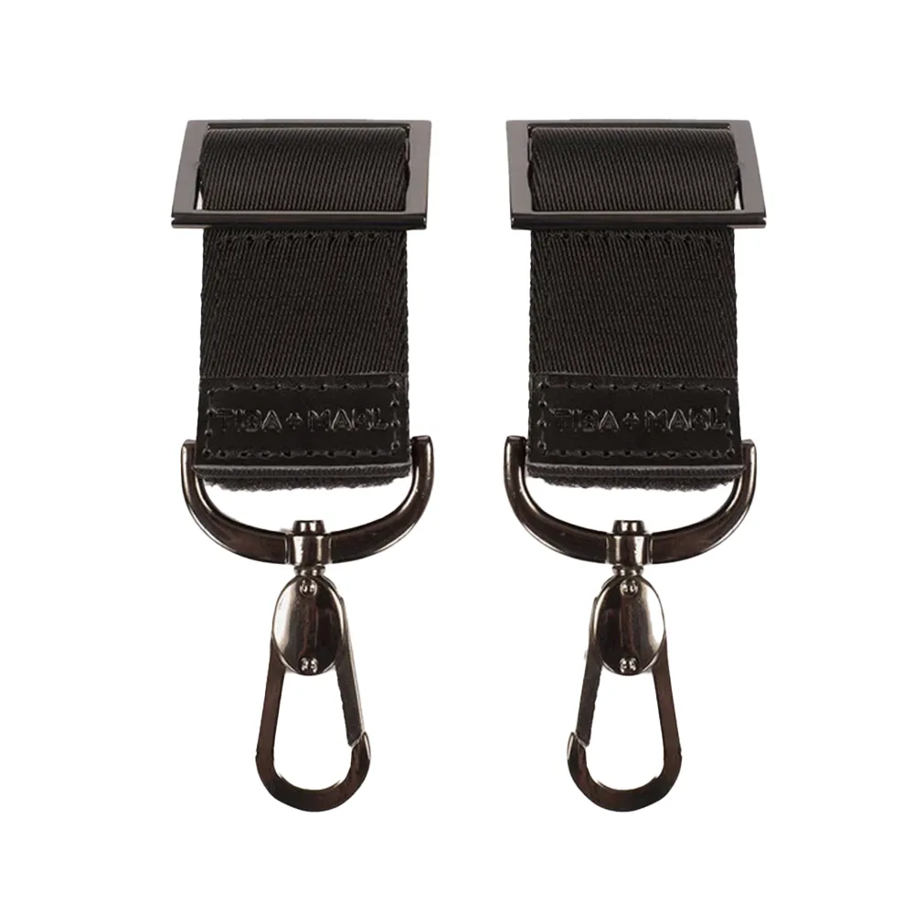 TIBA   MARL stroller clips gunmetal