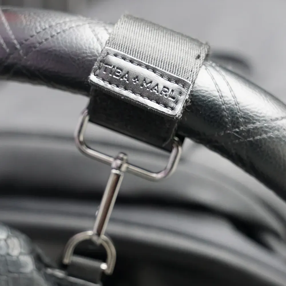 TIBA   MARL stroller clips gunmetal
