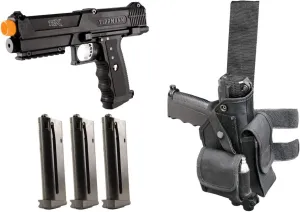 TIPPMANN TiPX .68 Caliber Deluxe Paintball Pistol Kit, Black