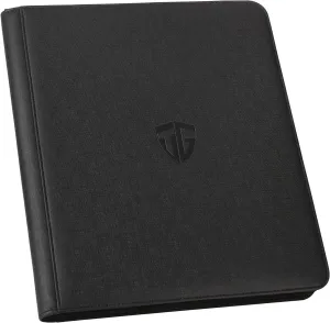 Toploader Binder,Holds 216 Toploaders,9 Pocket Top Loader Binder with Sleeves for 3"x4" Rigid Toploaders Hard Cases,Top loader Binders for TCG, MTG Card Binder, Trading Cards Binder(Black)