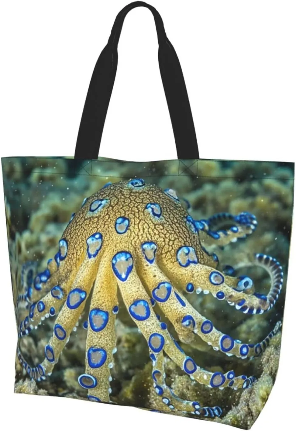Tote Bag for Women Camouflage Deer Grocery Bag Foldable Shopping Bags Reusable Large Tote Bag