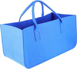 Tote Shopping Bag 1pc Recycle Bag for Shopping Travel Home Storage Large Pockets Stylish Reusable Felt Material