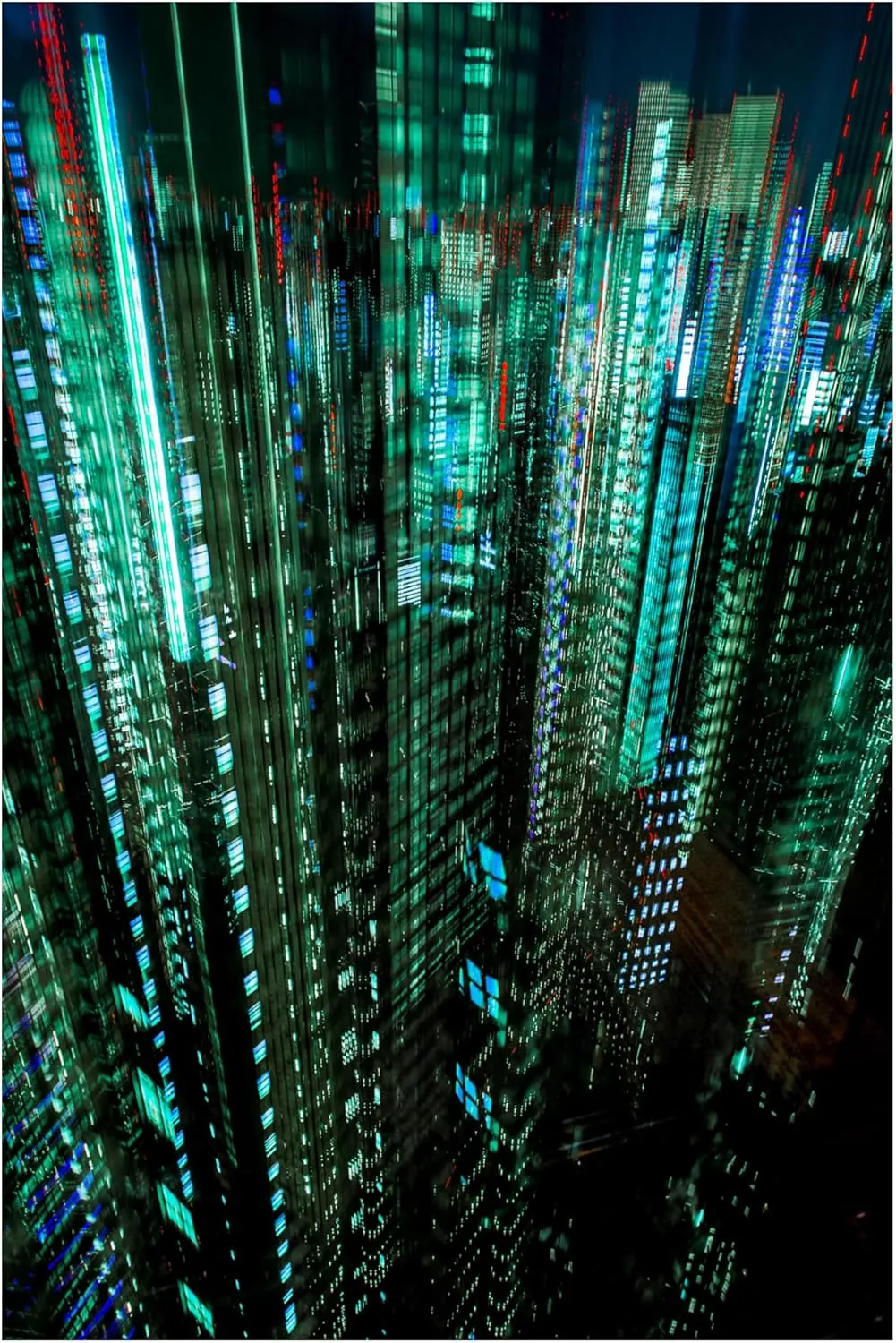 Trademark Fine Art Canvas Wall Art - Sasaki Makoto 'Tokyo Layers' Wall Art for Living Room, Bedroom, or Office Décor