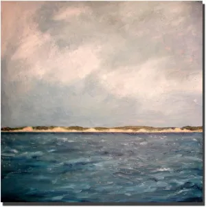 Trademark Fine Art Dunes of Lake Michigan Canvas Art by Michelle Calkins, 35 by 35-Inch