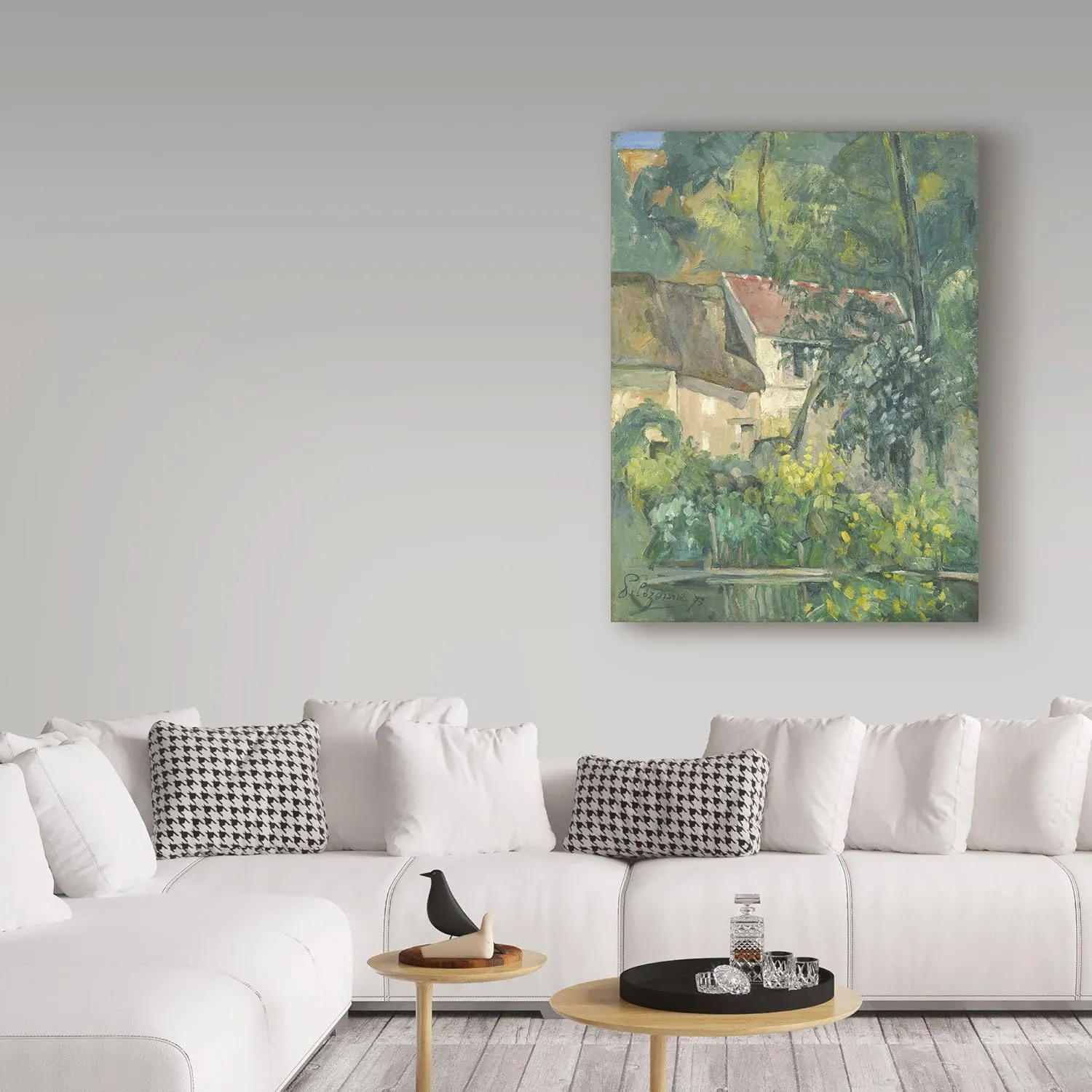Trademark Fine Art House of Pere Lacroix by Paul Cezanne, 24x32-Inch, Multicolor