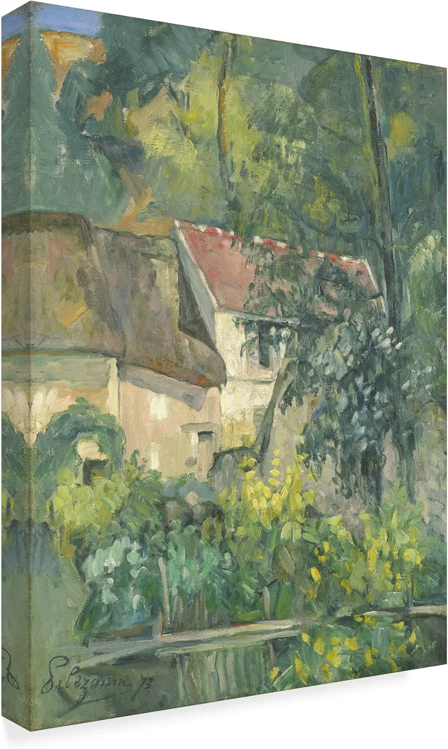 Trademark Fine Art House of Pere Lacroix by Paul Cezanne, 24x32-Inch, Multicolor