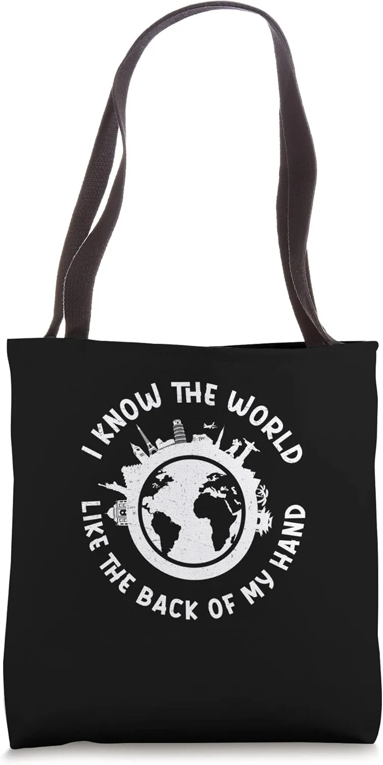 Travel Consultant Agent Back Of My Hand Tour Operator Tote Bag