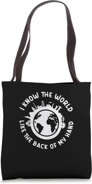 Travel Consultant Agent Back Of My Hand Tour Operator Tote Bag