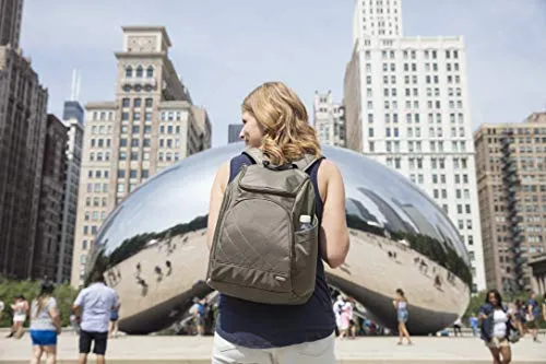 Travelon Anti Theft Classic Backpack, Nutmeg