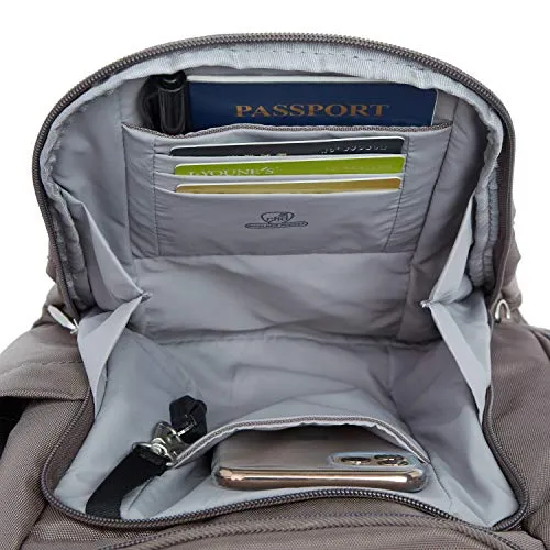 Travelon Anti Theft Classic Backpack, Nutmeg