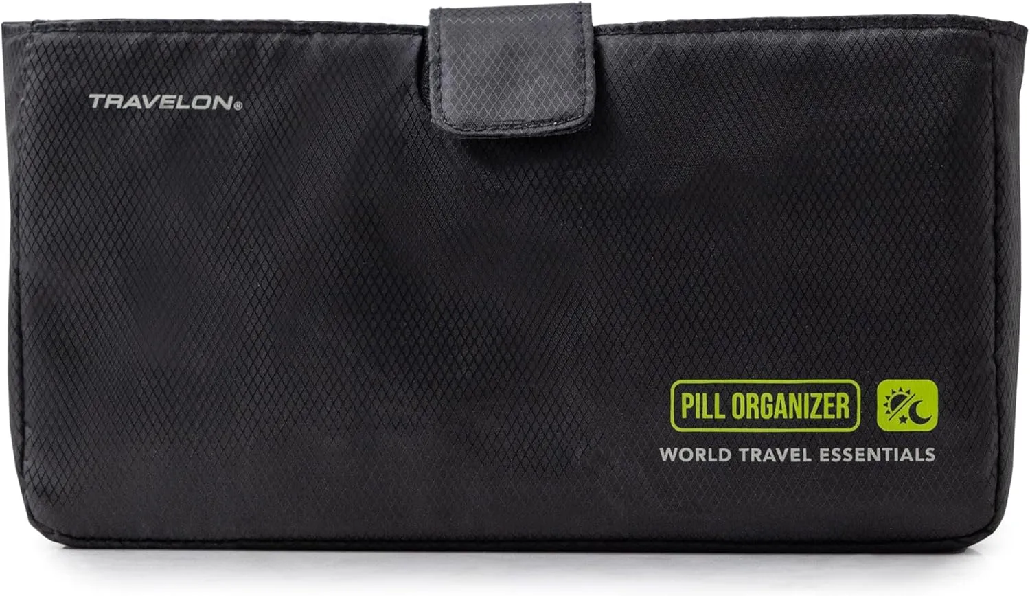 Travelon World Travel Essentials 7-Day Am/Pm Push Button Pill Case