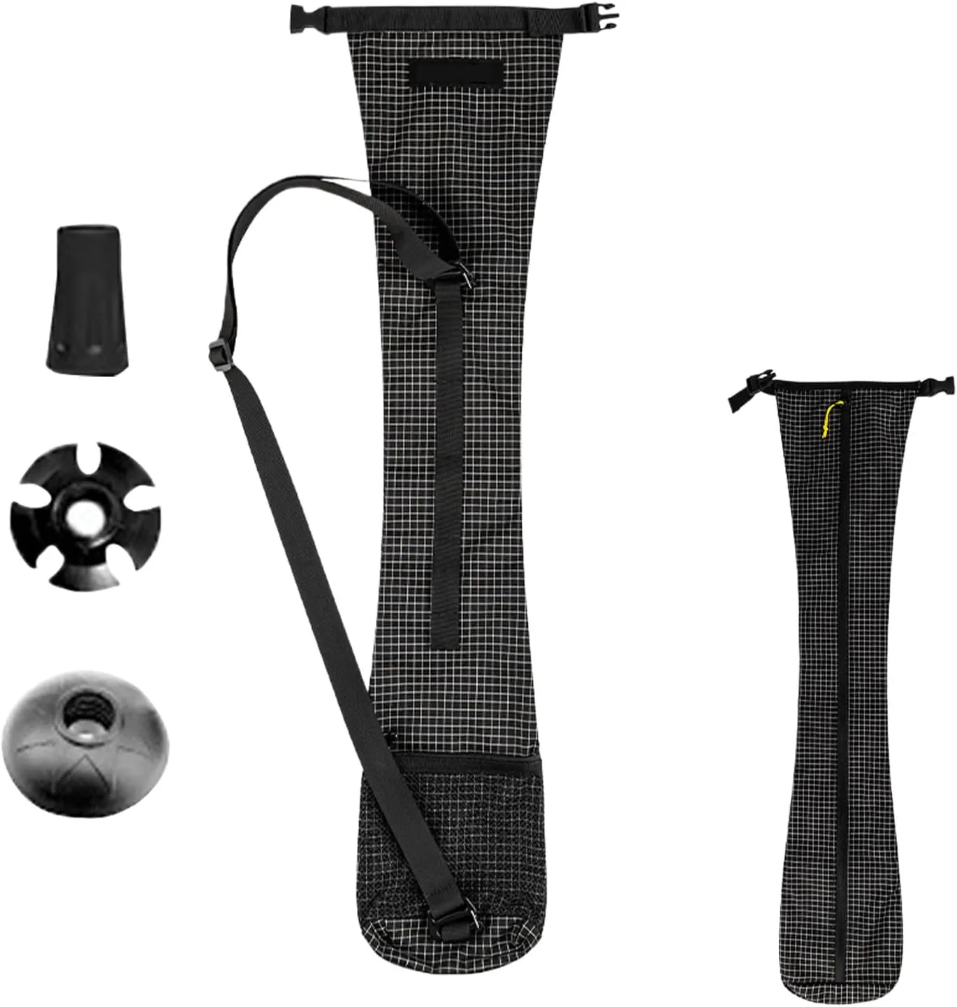 Trekking Pole Storage Bags - Lightweight Trekking Pole Bag | Trekking Sticks Pouch | Hiking Pole Storage Pouches | Double Bottom Cloth Design Storage Tool for Backpacking, Camping, Mountaineering