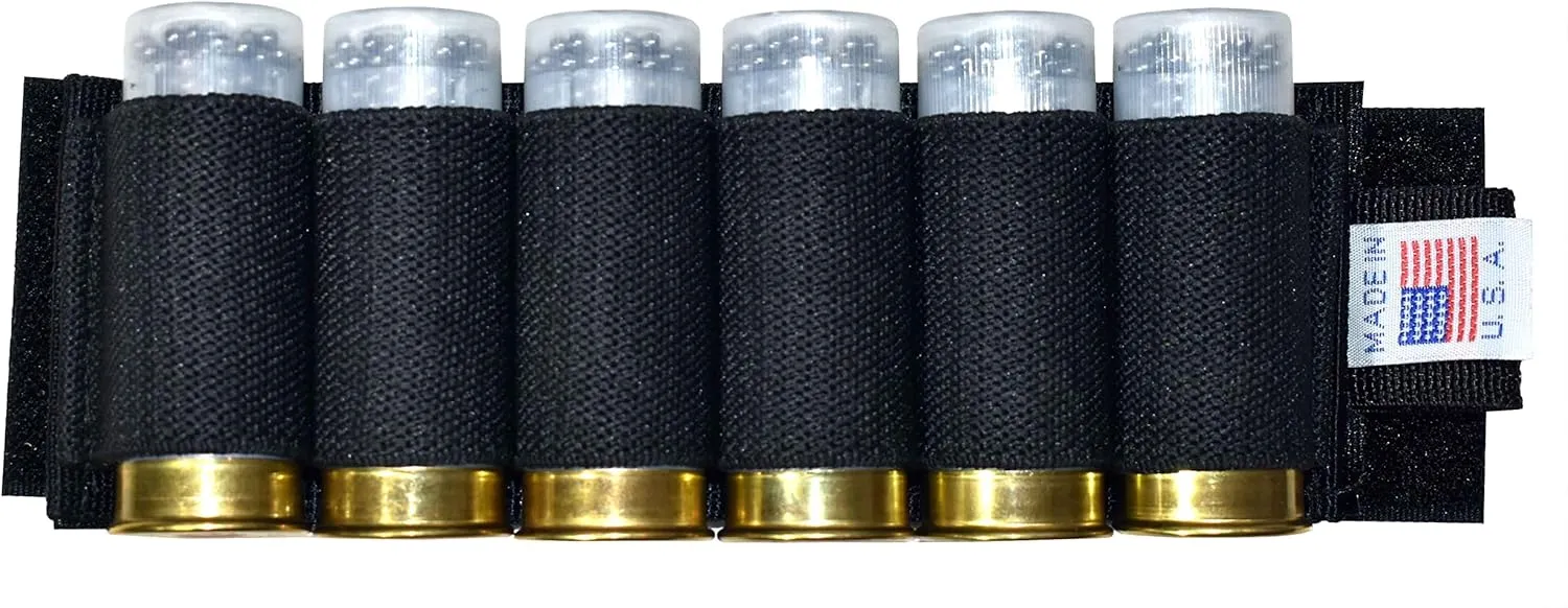 Trinity Shell Holder Compatible with Beretta A300 12 Gauge Shells Carrier Hunting Accessory Holder Tactical Shell Pouch Ammo Shell Round slug Carrier Reload Adapter Target. Black
