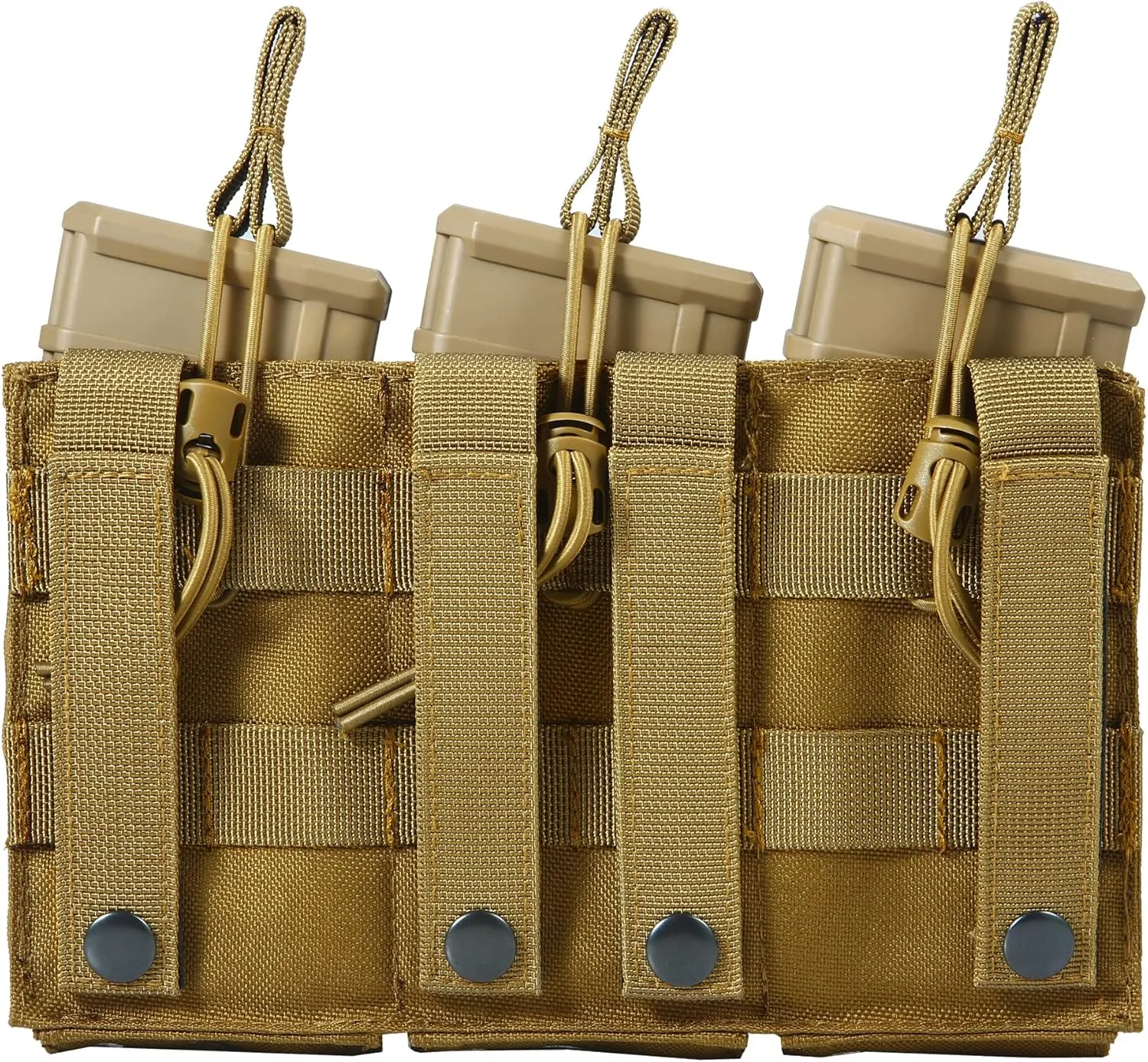 Triple Mag Pouch Open-Top Rifle Mag Pouches and Pistol Magazine Pouches for M4 M16 AK Molle Backpack Airsoft Military Gear