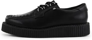 T.U.K. Black Anarchic Creeper Shoes for Women and Men