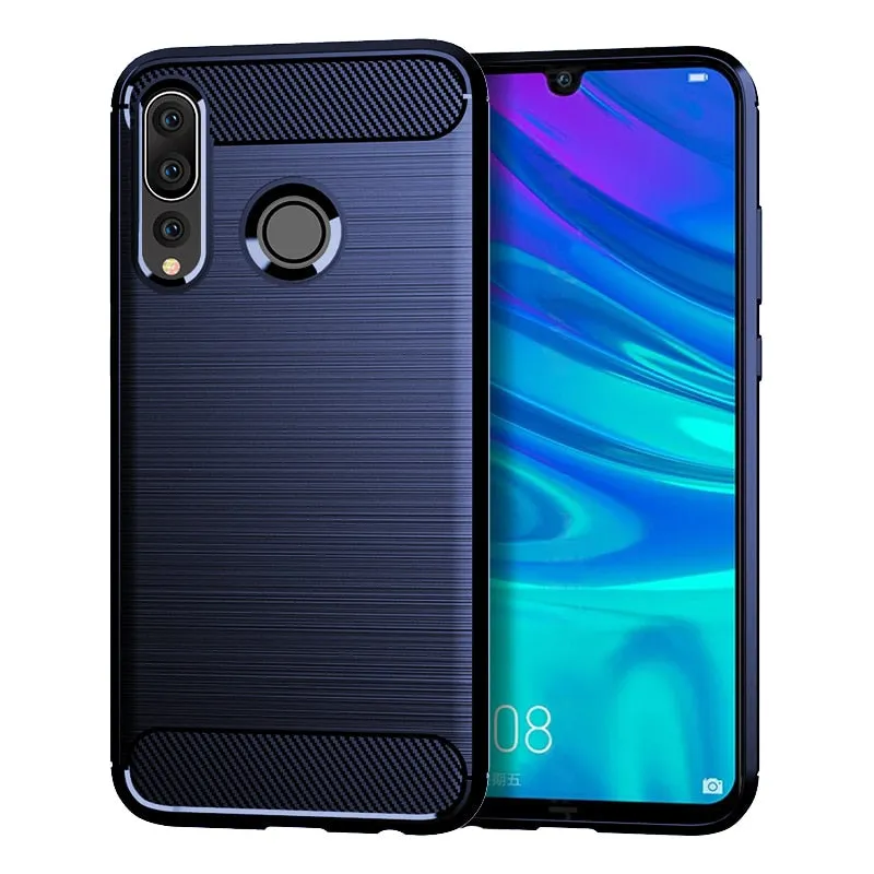 Ultra-Slim Carbon Fiber Textured Brushed Case For Huawei