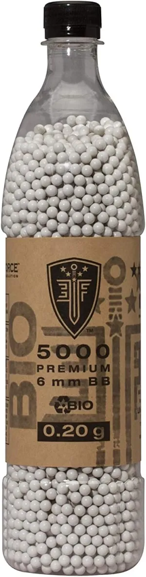 Umarex Elite Force Premium Biodegradable 6mm Airsoft BBS Ammo, .28 Gram, 5000 Count