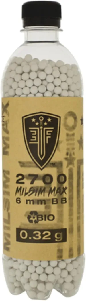 Umarex Elite Force Premium Biodegradable 6mm Airsoft BBS Ammo, .32 Gram (Milsim Max), 2700 Count