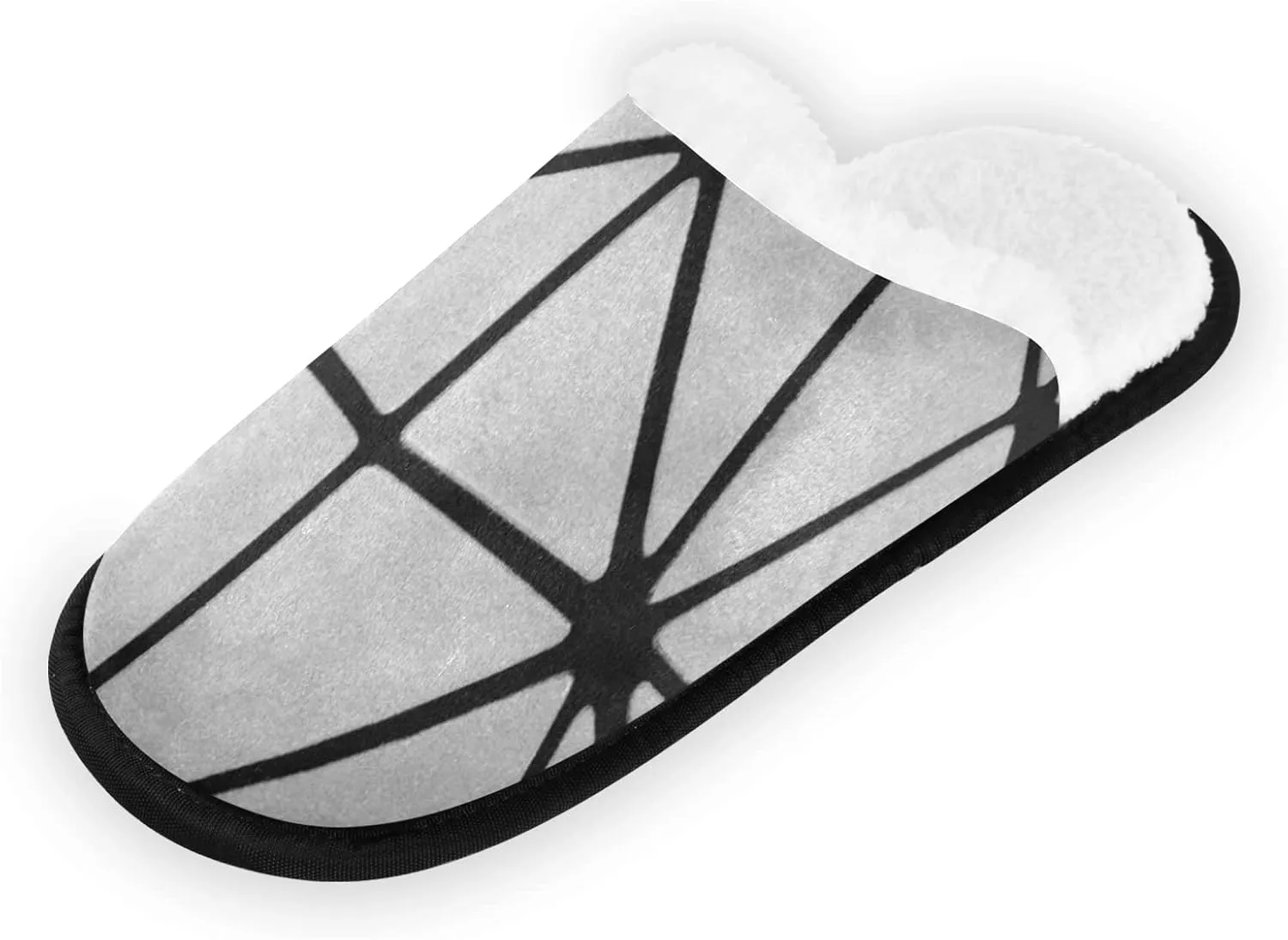 Unisex Slippers Fuzzy Feet Plush Cotton Slippers Anti-Slip Warm House Shoes M/L