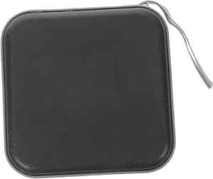 Unomor 40 Cd/DVD Storage Bag Travel Wallet DVD Holder DVD Organizer Cd Carrying Case Cd Holder Disc Storage Pouch Media Case Plastic Black