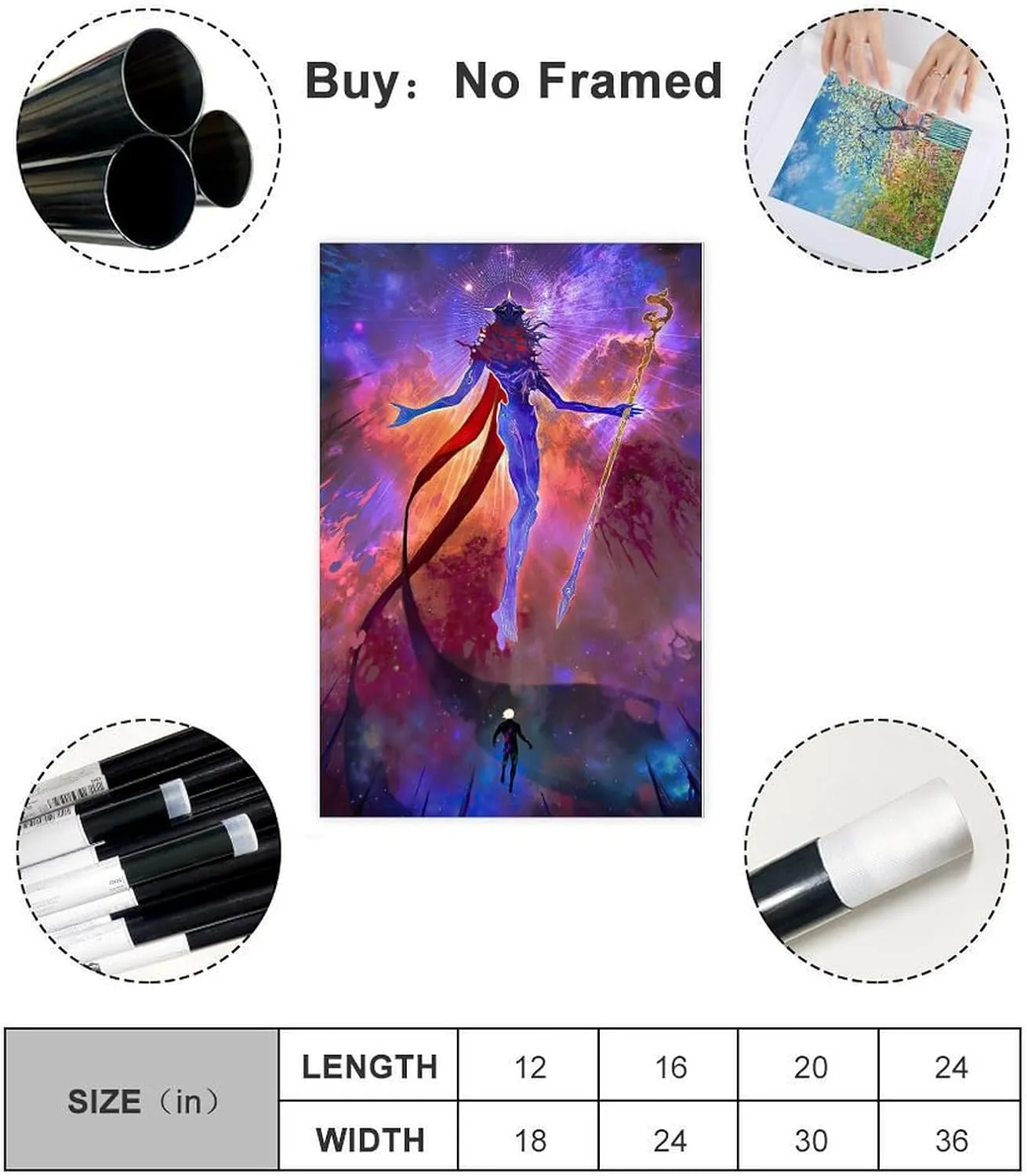UQRUA Arcane Viktor Canvas Poster Bedroom Decor Landscape Office Room Decor Gift 12x18inch(30x45cm)
