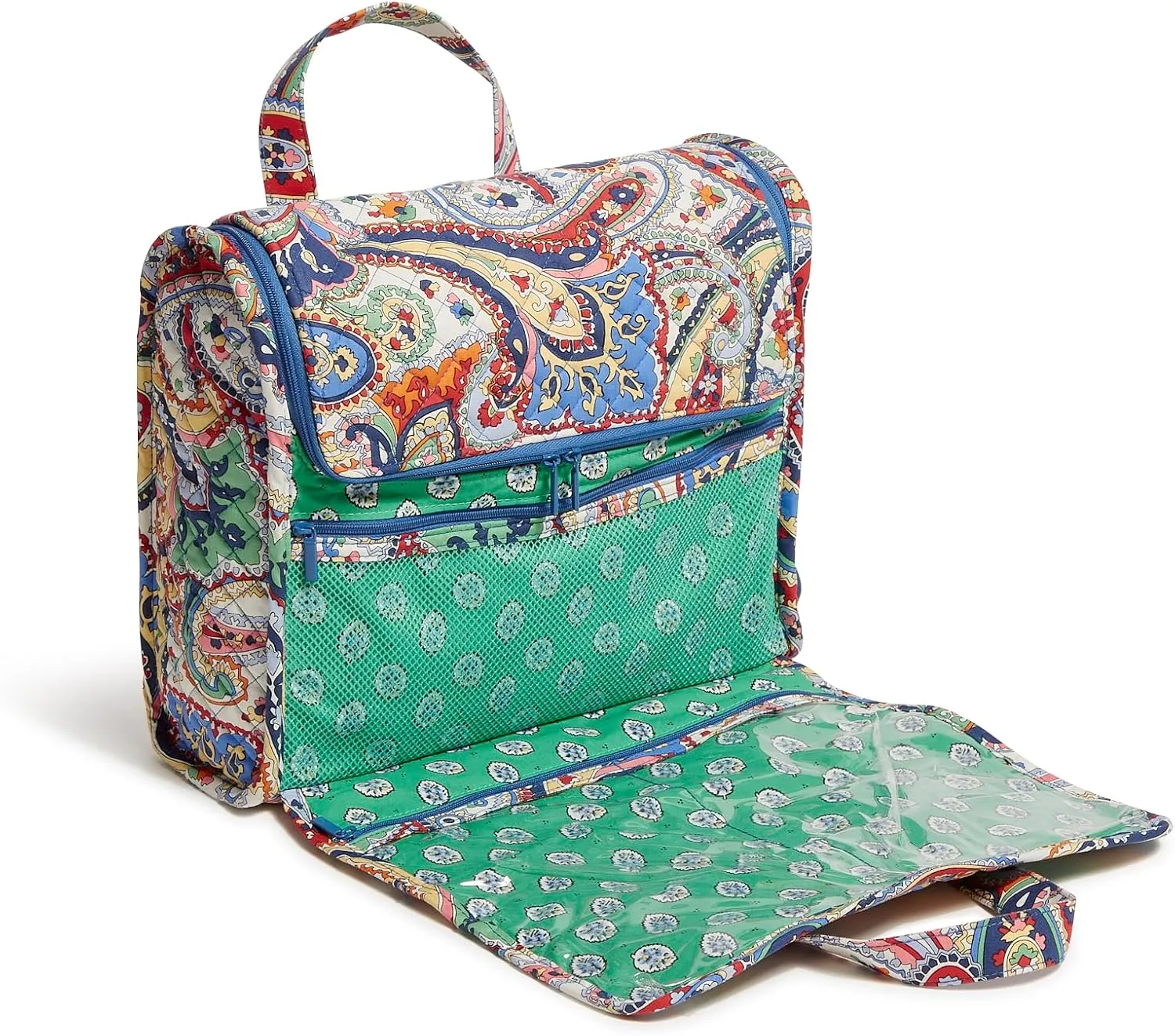 Vera Bradley Cotton Grand Hanging Travel Organizer