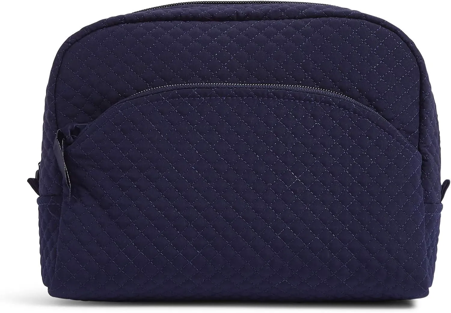 Vera Bradley Women's Microfiber Large Cosmetic Makeup Organizer Bag, Navy, One Size