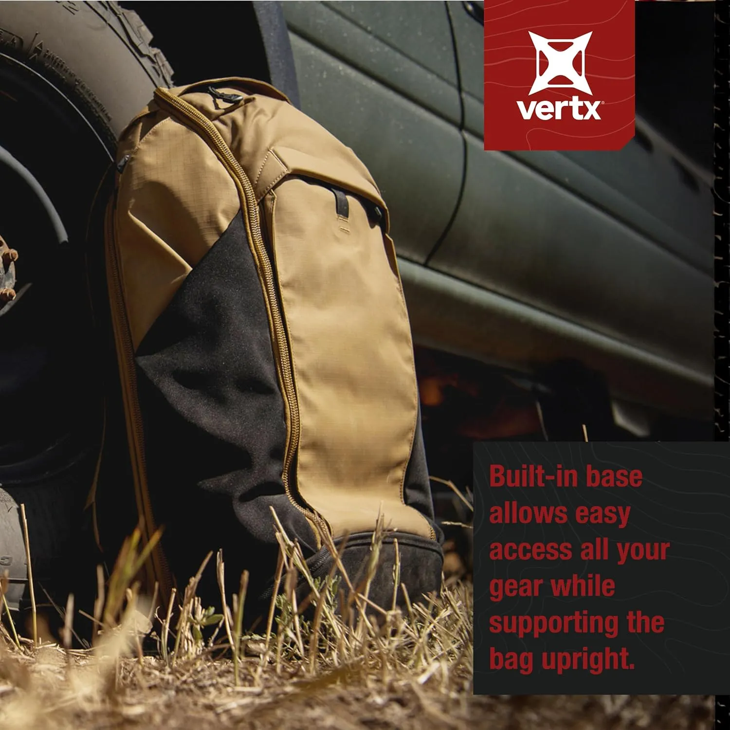 Vertx Basecamp Tactical Backpack 30L for Conceal Carry, Hiking, Overlanding, Travel, Work, Tactical Gear, Smoke Grey (VTX5019)