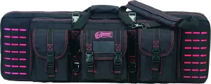 VooDoo Tactical 15-7617088000 36" PADDED WEAPONS CASE WITH DIE CUT MOLLE (BLACK WITH PINK)