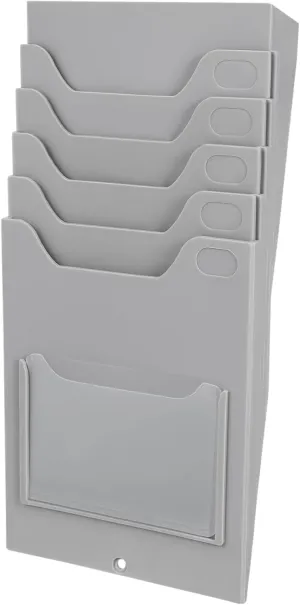 Warehouse Material Card Rack Job Holder Card Pocket Racks Clock Card Rack Attendance Cards Organizer Dividers Business Card Organizer Wall Organiser Organizers Light Plastic