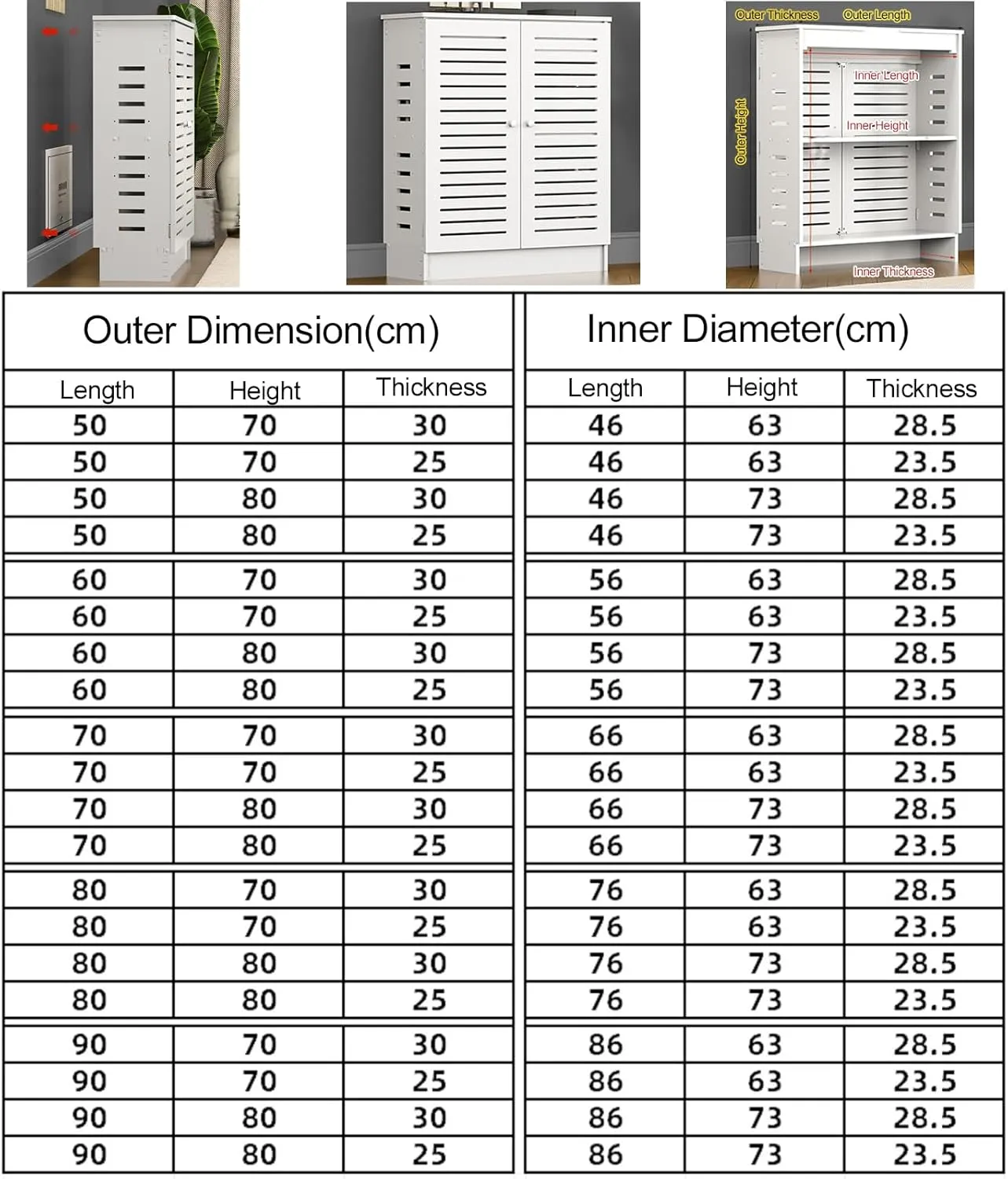 WiFi Router Storage Cabinet, Router Storage Box, Router Shelter Cabinet,PVC Breathable Grid Router Modem Hider Organizer for TV set-top boxes cable media equipment(35.4"Lx31.5"Hx11.8"W, White)