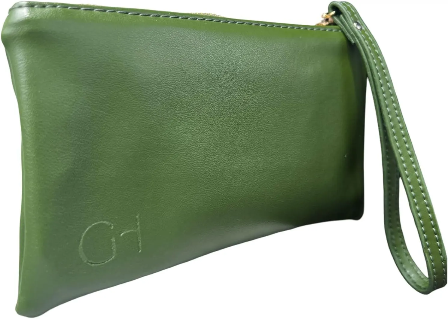 Women's eco-friendly wristlet - made with nopal cactus and corn leather, elegantly crafted in every detail.