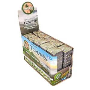 X Strength Compressed for Easy Travel and Storage Superabsorbent Quick Dry Multiuse 12x12 .2 oz. (50 Piece Box)