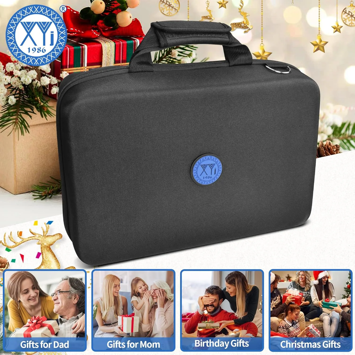 XYJ 26 Slots Knife Bag, Oxford Cloth Carrying Case, Professional Chef Knife Storage Case, Knife Carrier Travel Knives Roll Bag for Kitchen Knives Accessories Utensil