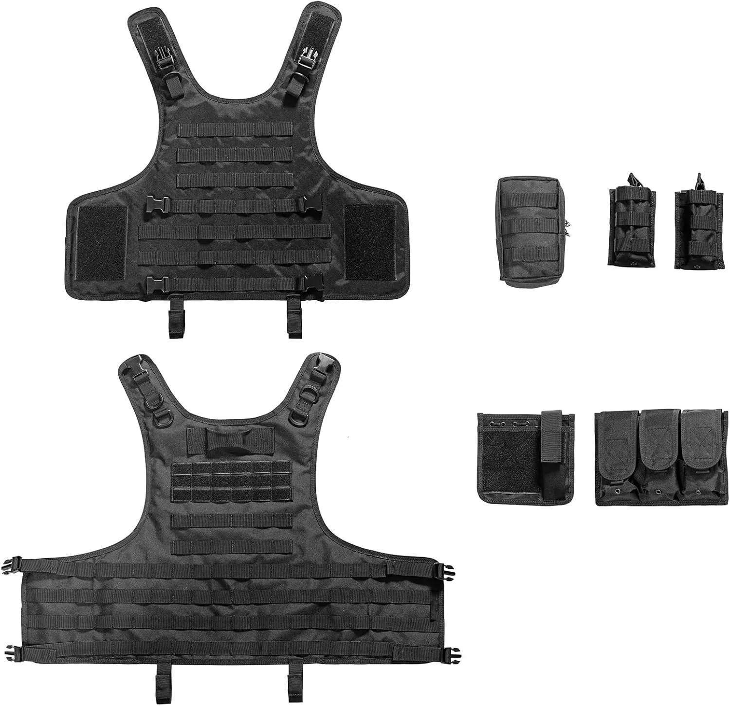 YAKEDA Adjustable Tactical Airsoft Training Vest | Camping, Fishing, Hunting,Gift for Halloween and New Year
