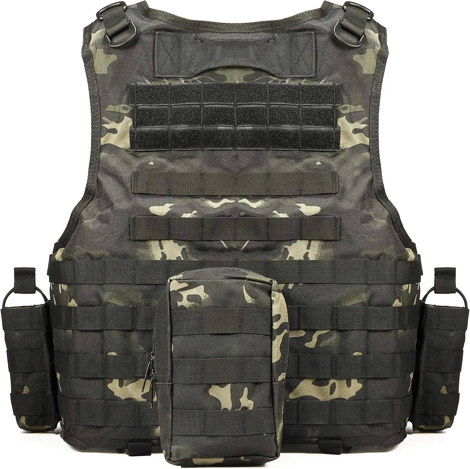YAKEDA Outdoor Tactical Airsoft Vest Adjustable Fit Adult